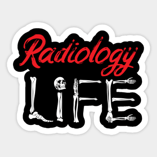 Radiology Tech Radiology Life Technologist Xray Sticker